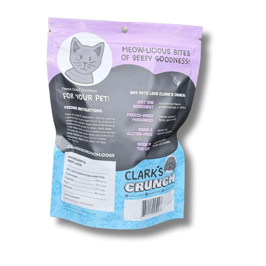 Clark's Crunch Beef Liver Cat Treats