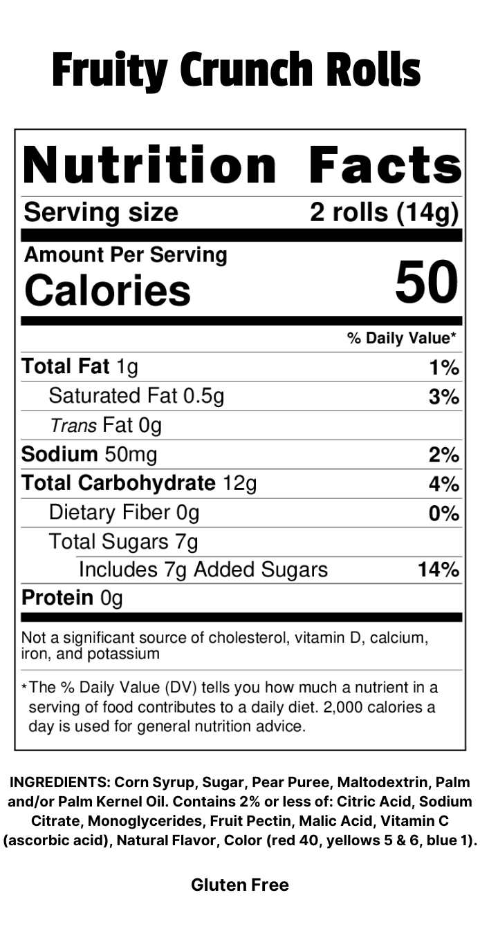 Rainbow Fruity Crunch Rolls