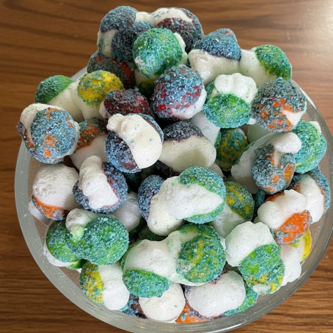 Sour Blue Rainbow Crunchies