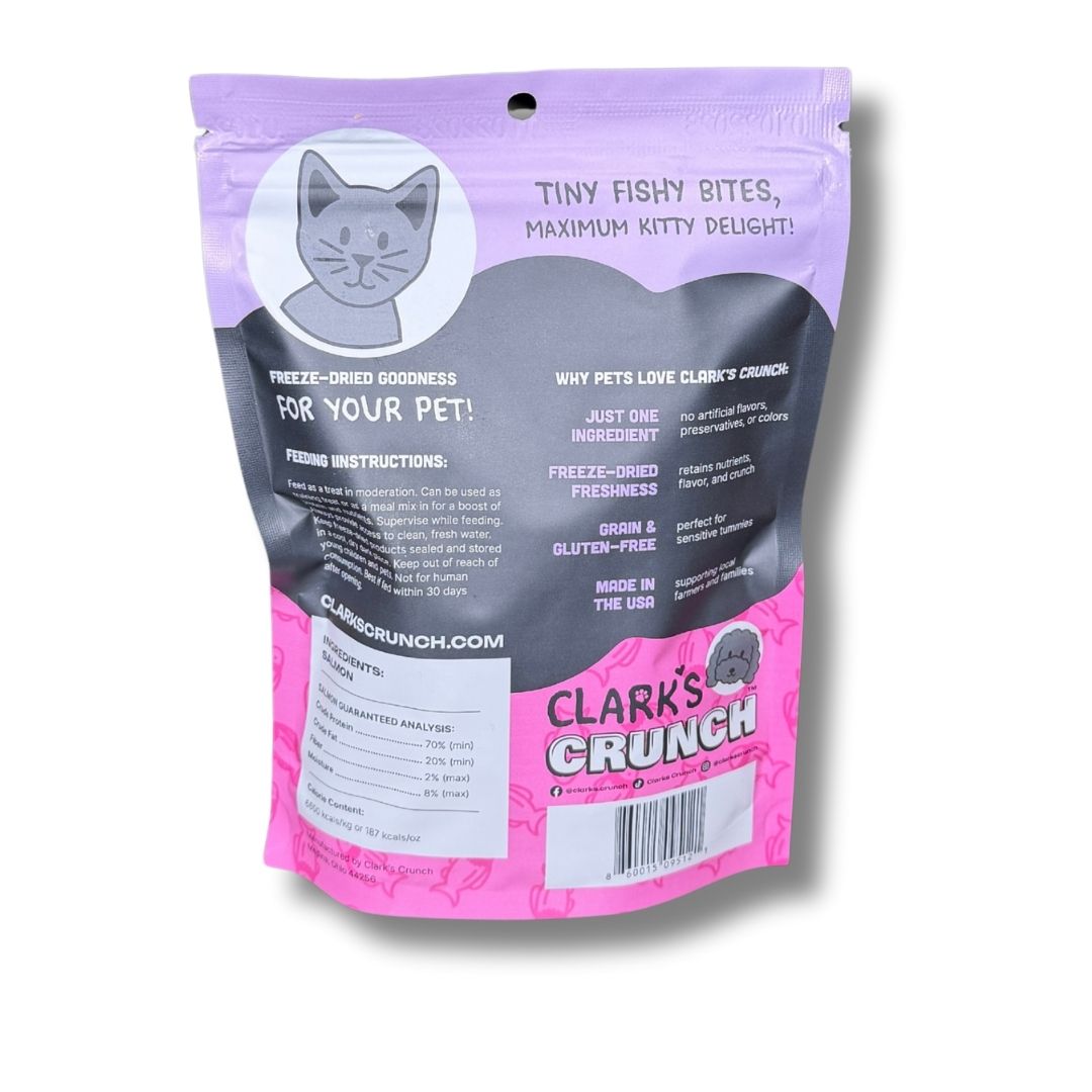 Clark's Crunch Salmon Cat Treats