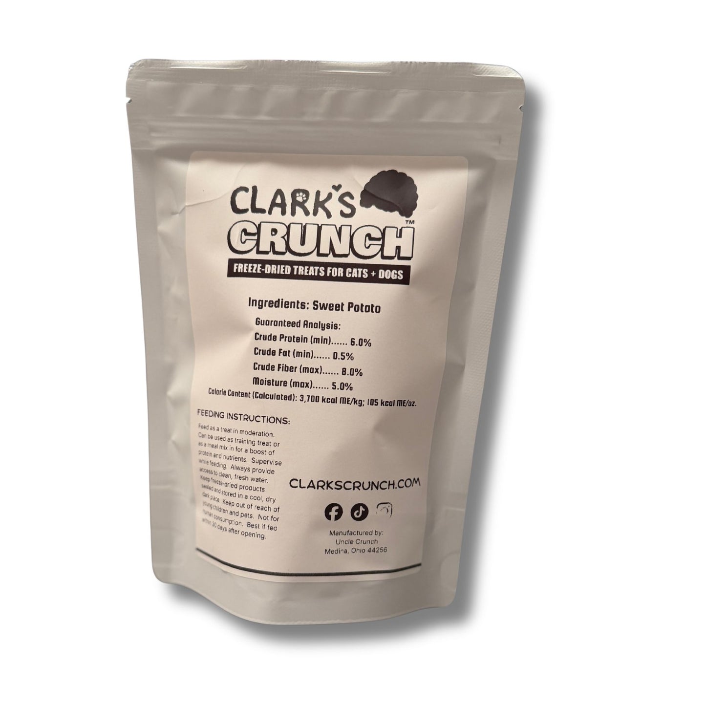 Clark's Crunch Freeze-Dried Sweet Potato