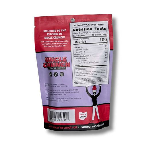 Rainbow Cluster Puffs